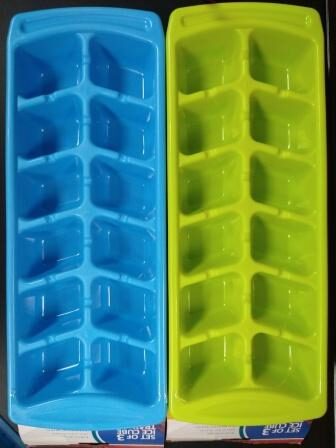 Set of 3 ice cube trays - Plastic Forte